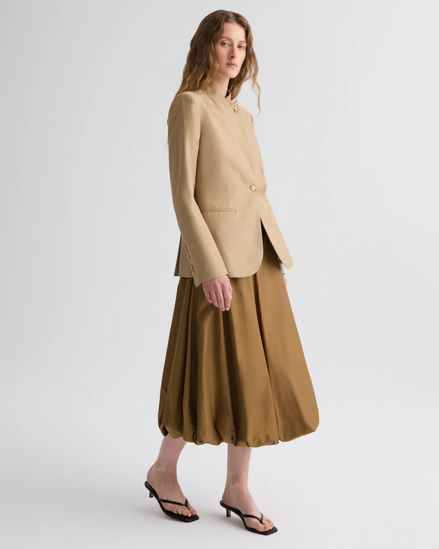 Buttoned Up Blazer in Water Repellent Twill - Image 4