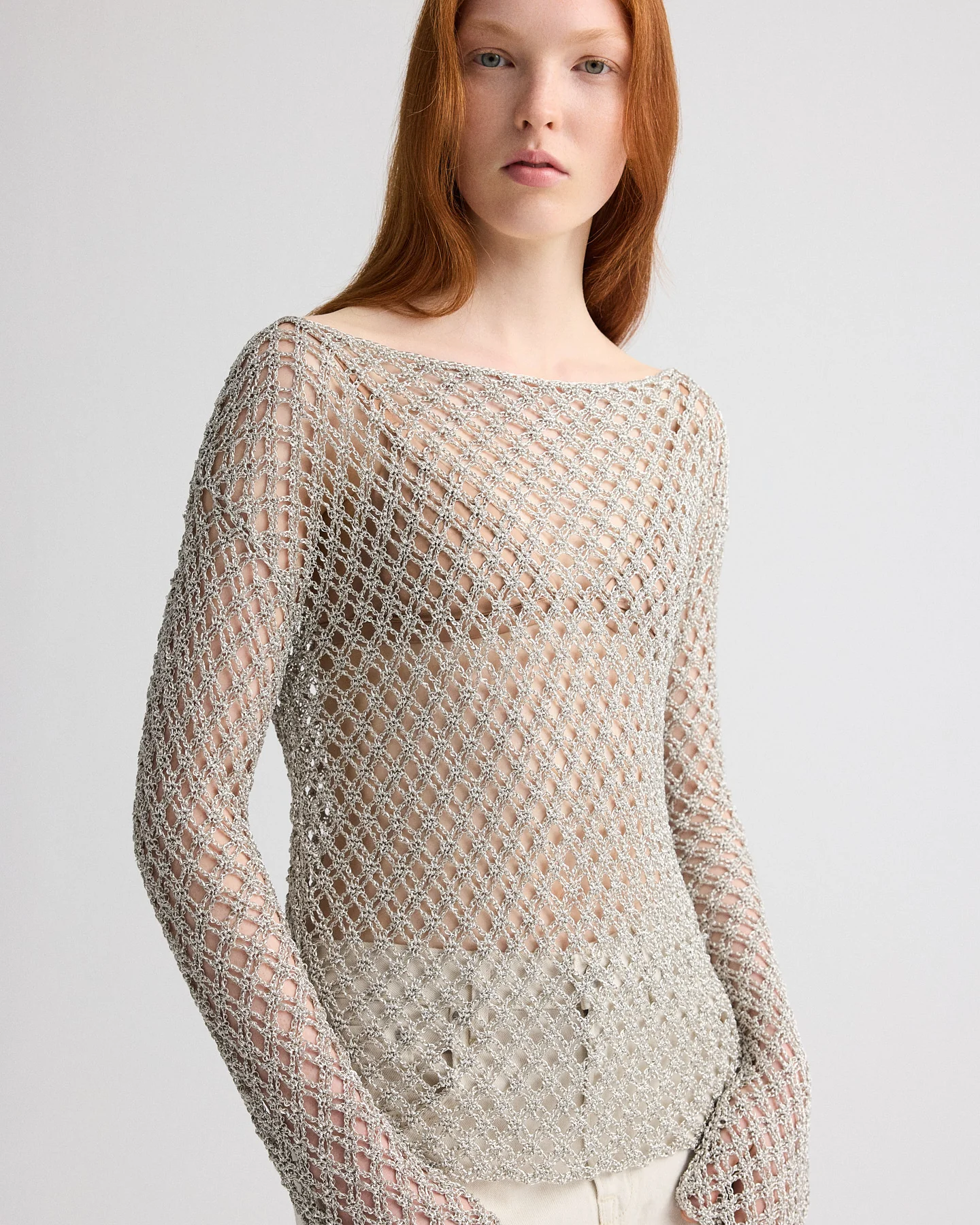 STLHandCrochetSlashNeckTop